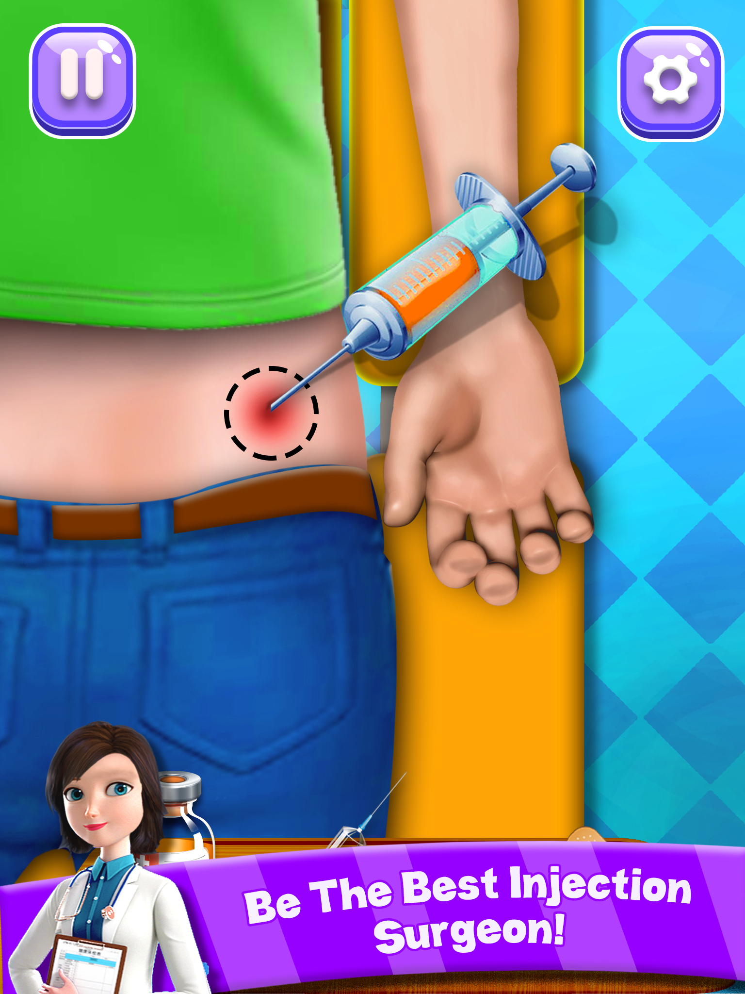 اسکرین شات 1 بازی Injection Doctor Hospital Game