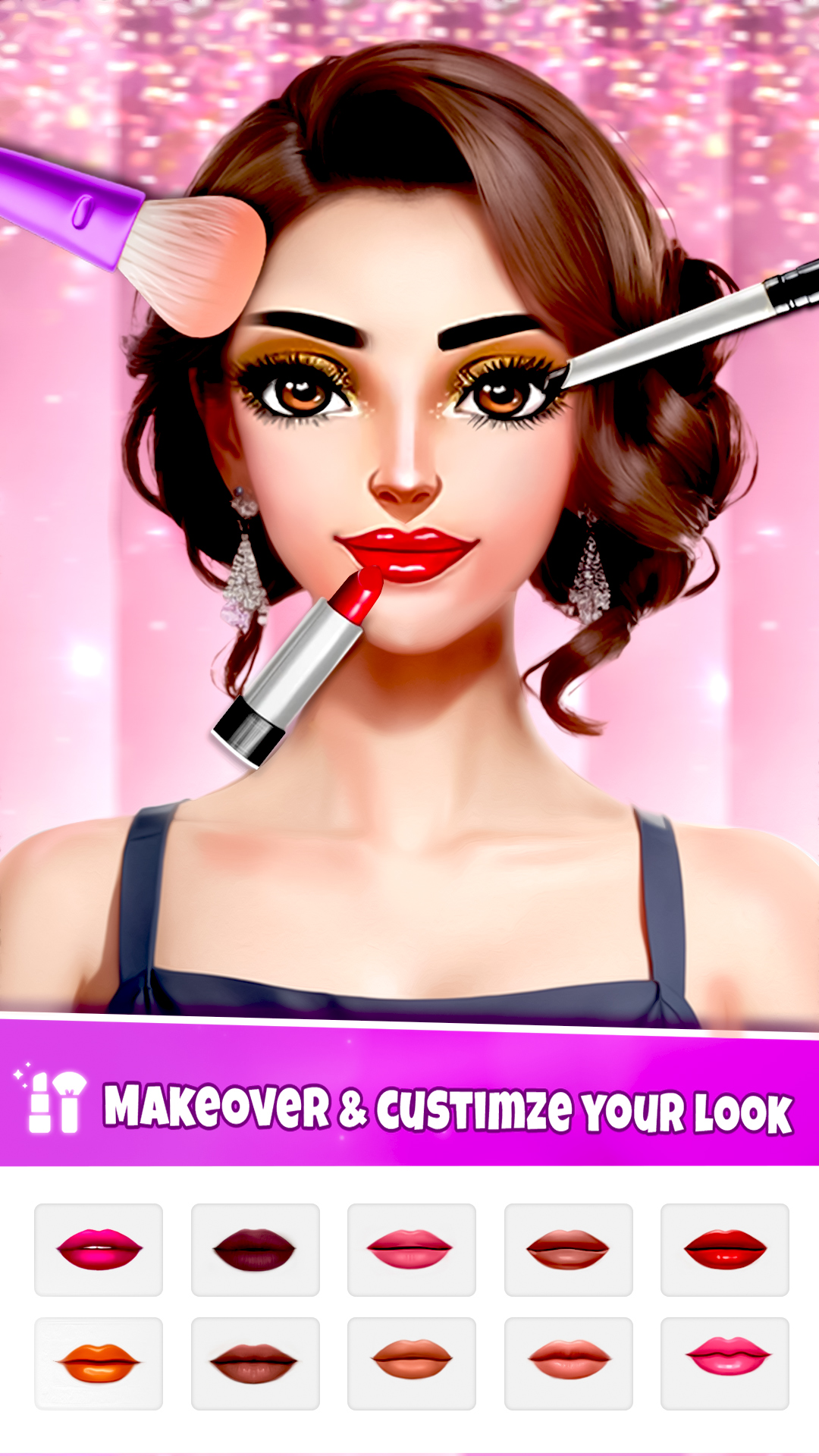 اسکرین شات 1 بازی Fashion Dress Up, Makeup Game
