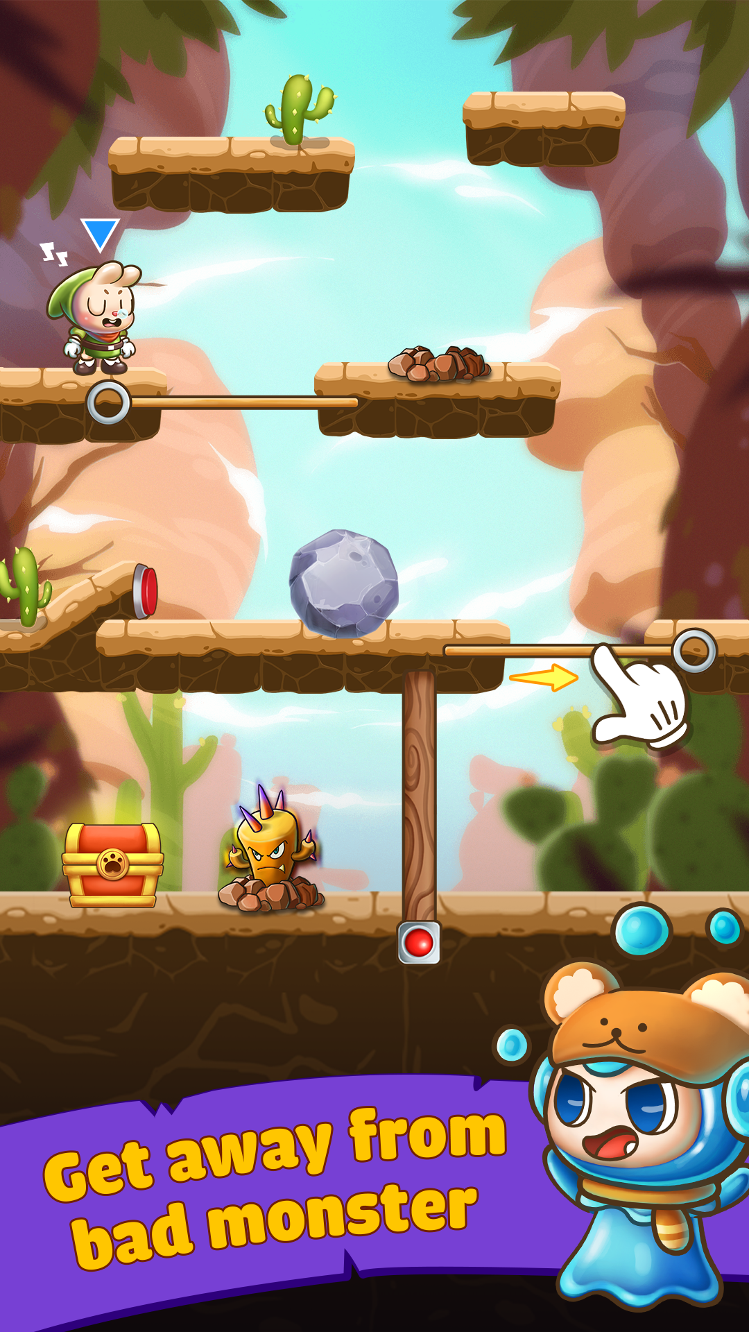 اسکرین شات 3 بازی Mito Rescue: Pull The Pin