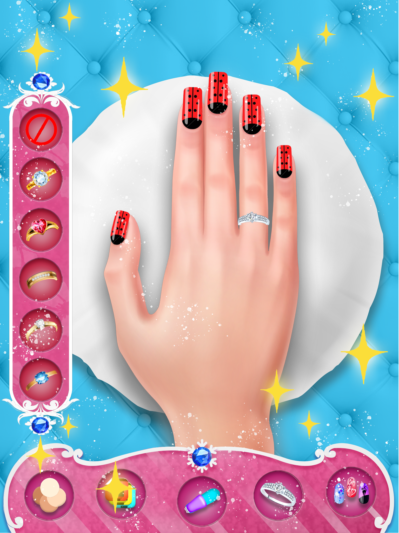 اسکرین شات 3 بازی Fashion Nail Polish Salon Game