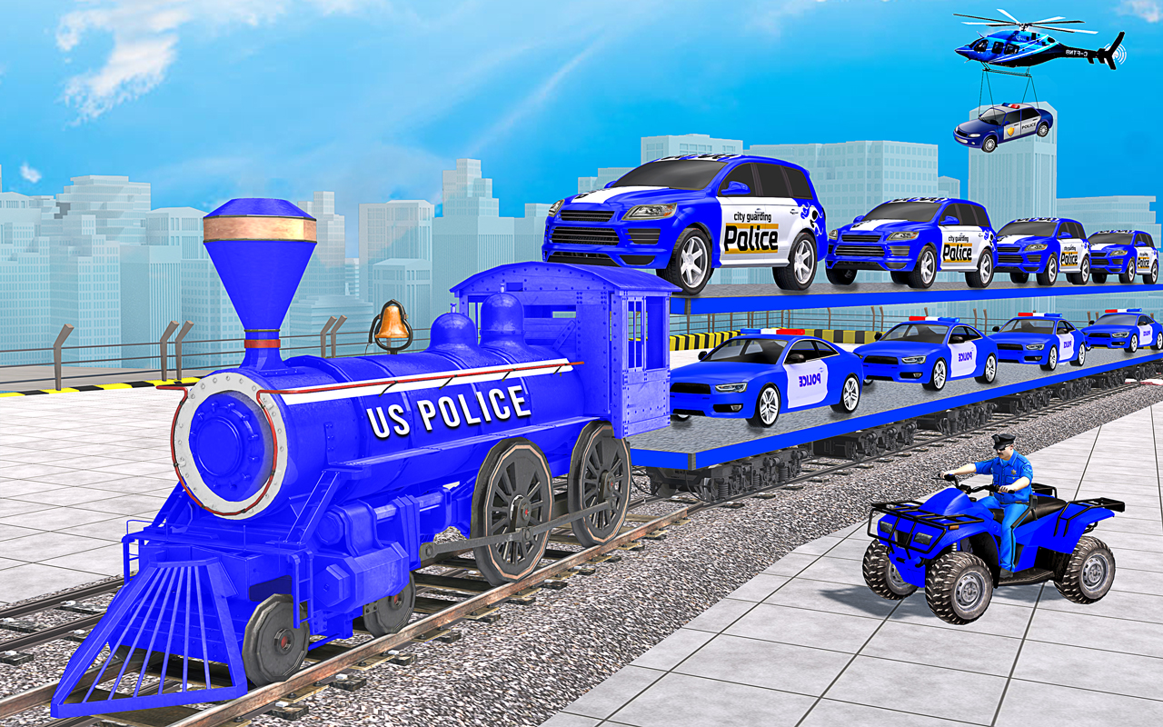 اسکرین شات 4 برنامه Police Truck Driving Games
