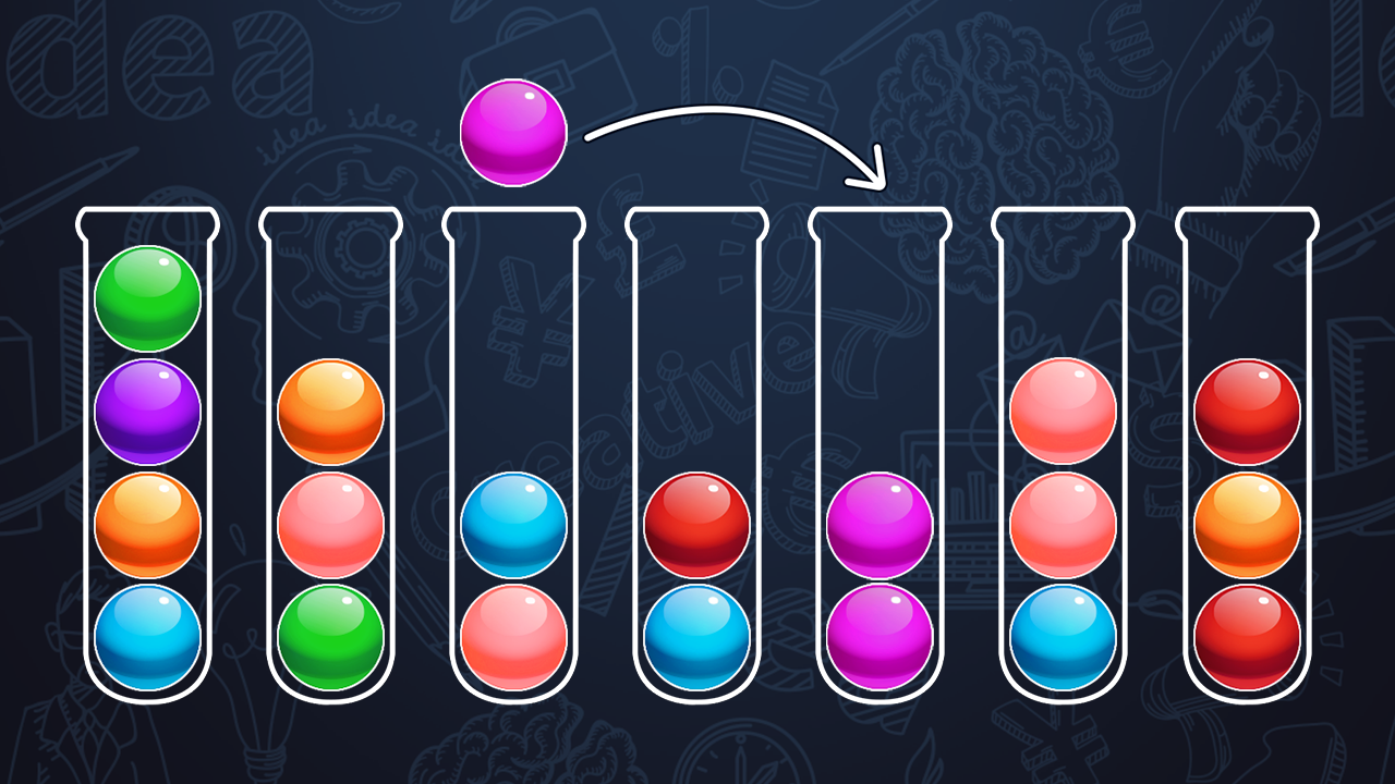 اسکرین شات 8 بازی Ball Sort: Color Sorting Games
