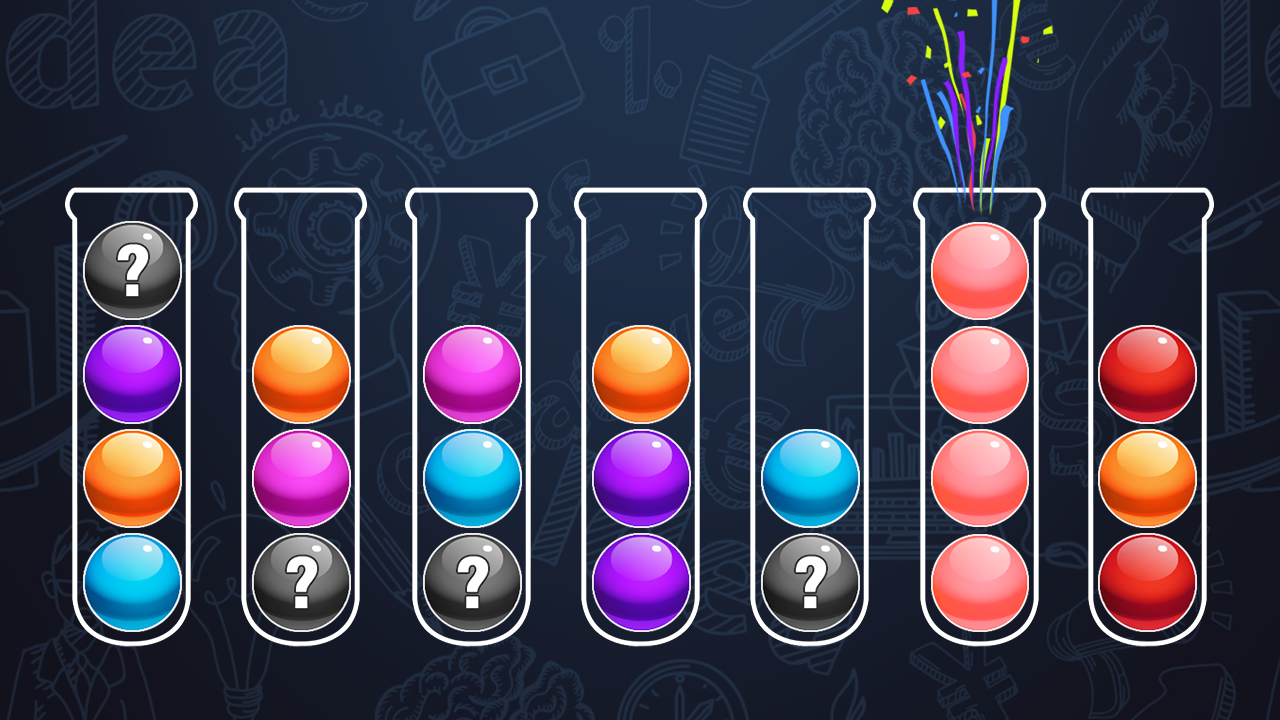 اسکرین شات 7 بازی Ball Sort: Color Sorting Games