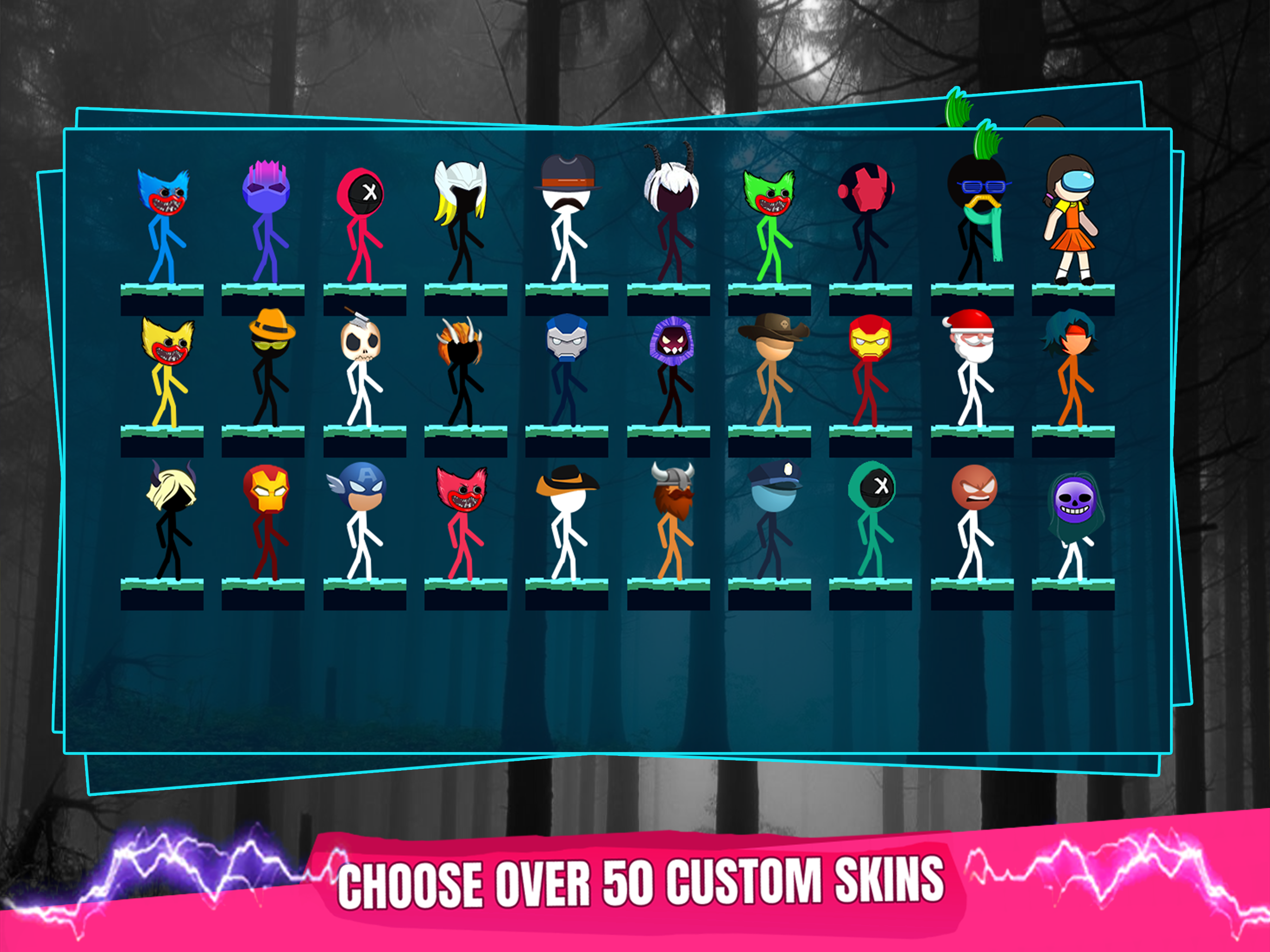 اسکرین شات 6 بازی Poppy Stickman Supreme Battle