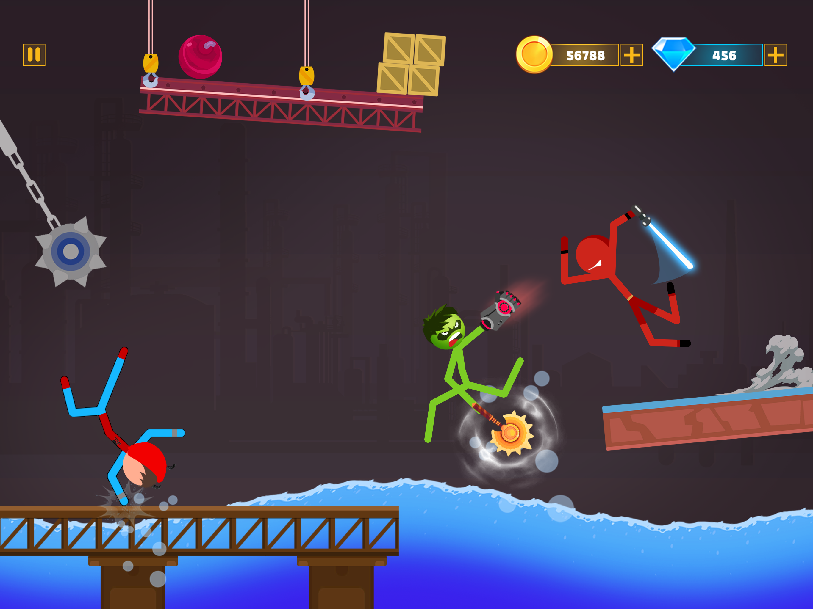 اسکرین شات 4 بازی Poppy Stickman Supreme Battle