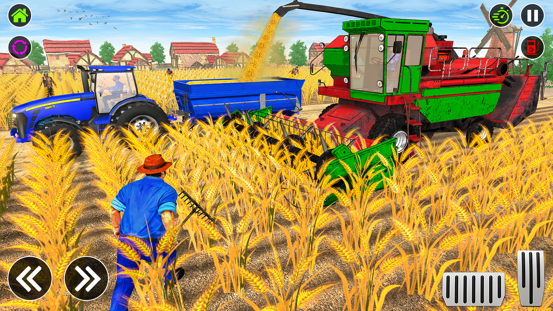 اسکرین شات 3 برنامه Tractor Game Tractor wala game