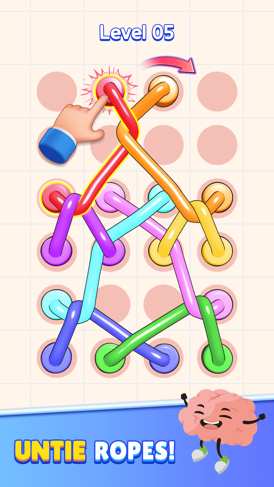 اسکرین شات 3 بازی Tangle Rope 3D: Untwist Knots