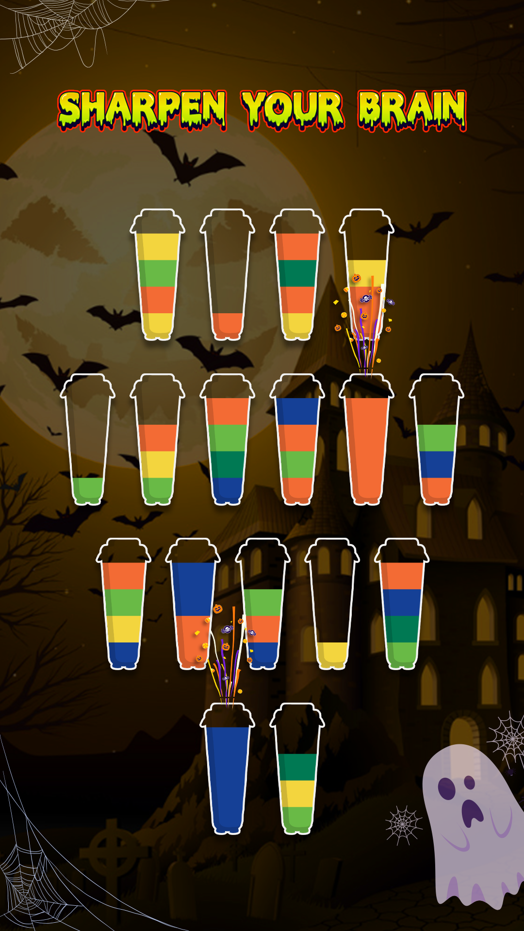 اسکرین شات 4 بازی Water Sort: Color Sorting Game