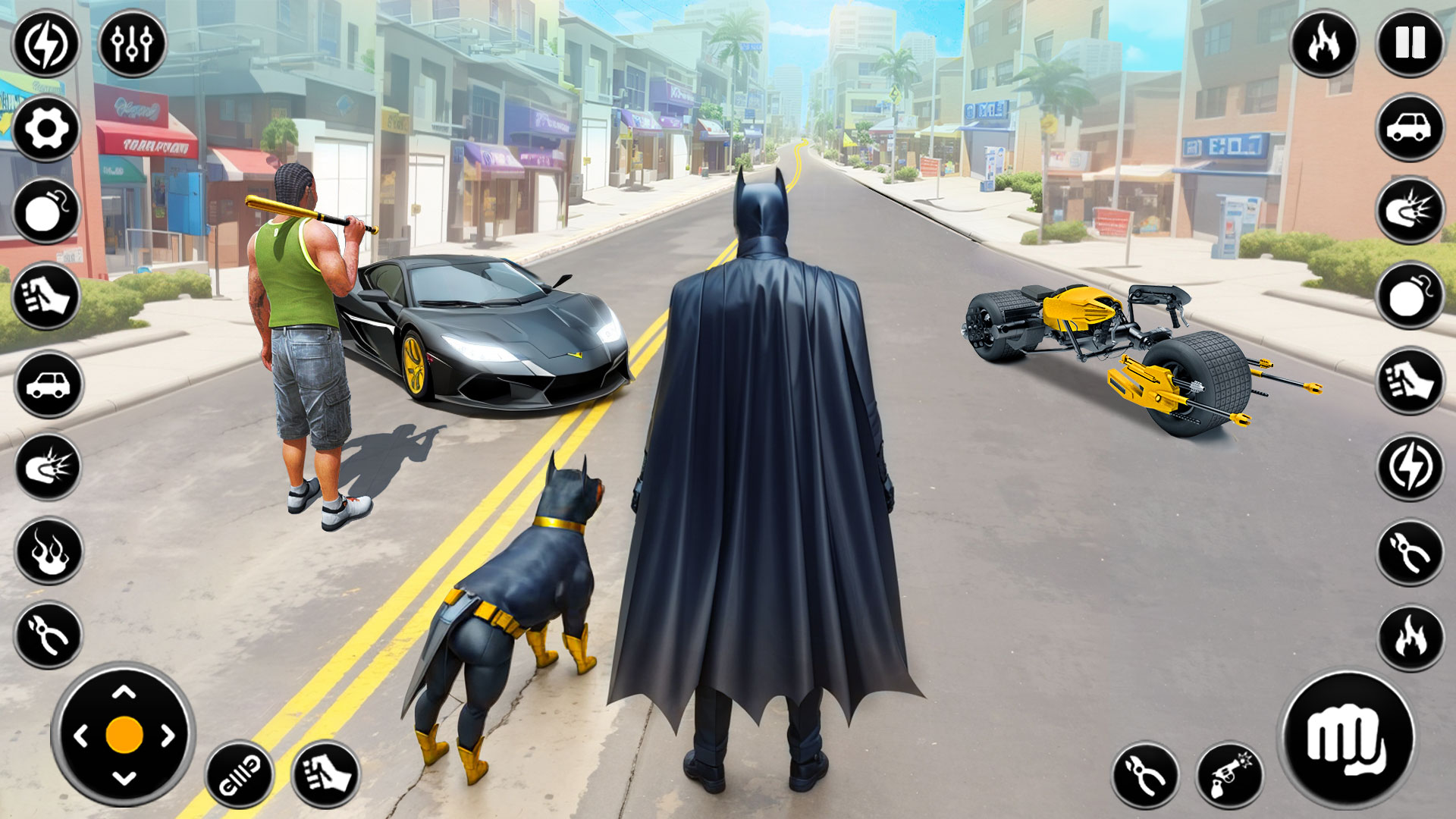 اسکرین شات 1 بازی Bat Superhero Man Hero Games