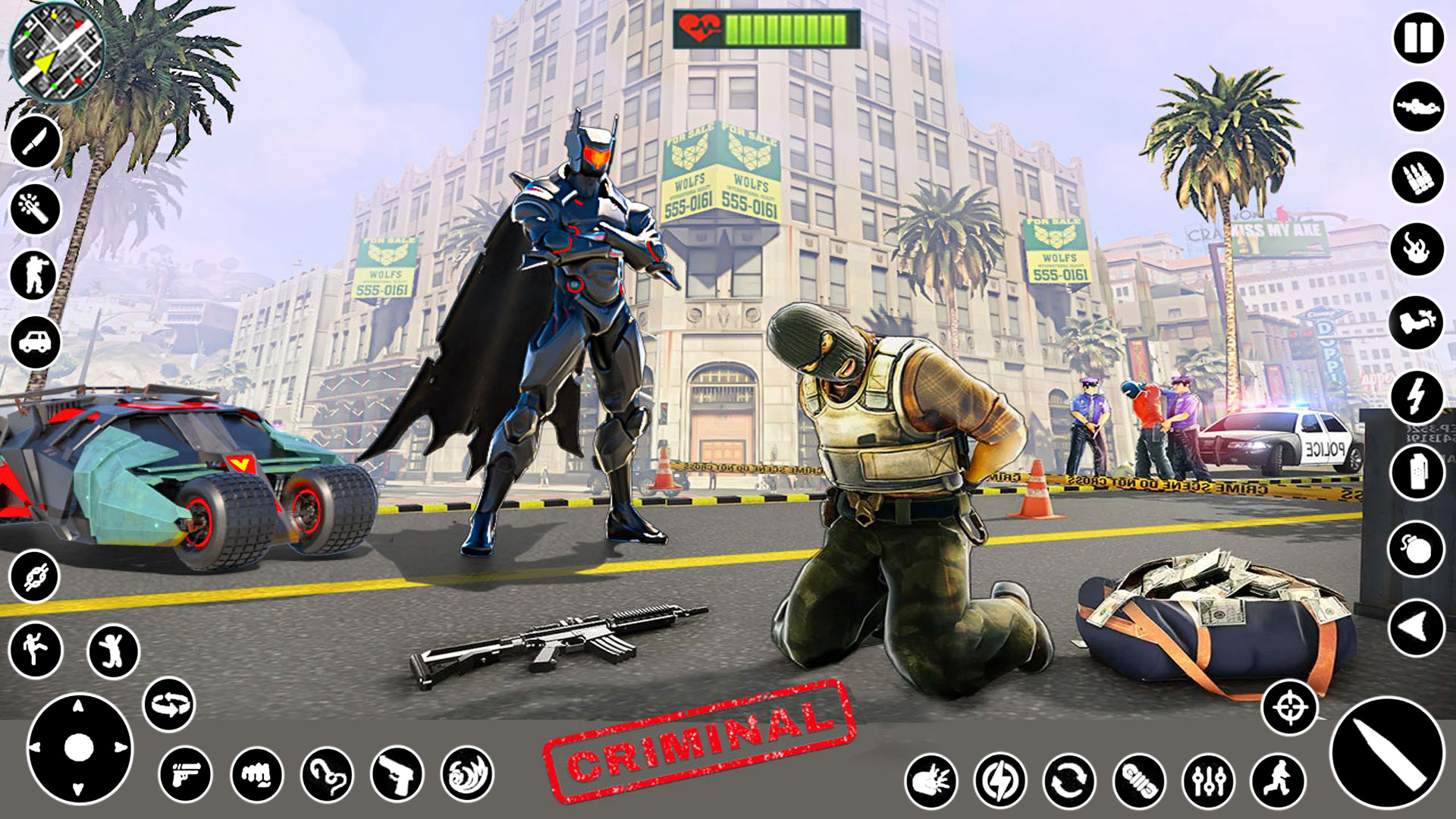 اسکرین شات 2 بازی Bat Superhero Man Hero Games