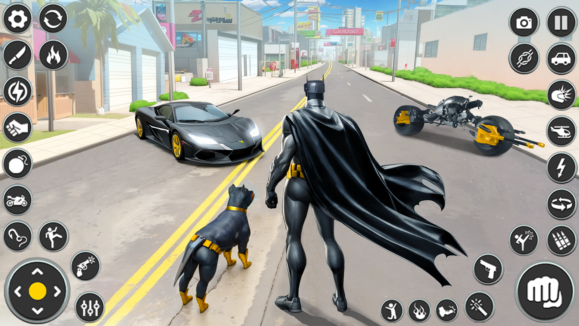 اسکرین شات 1 بازی Bat Superhero Man Hero Games