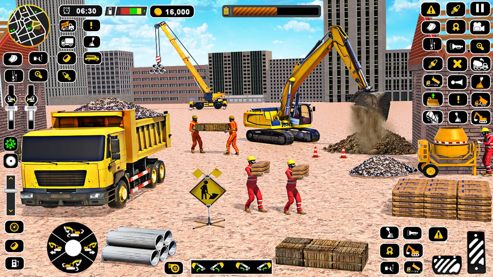 اسکرین شات 3 برنامه Grand Excavator Simulator Game