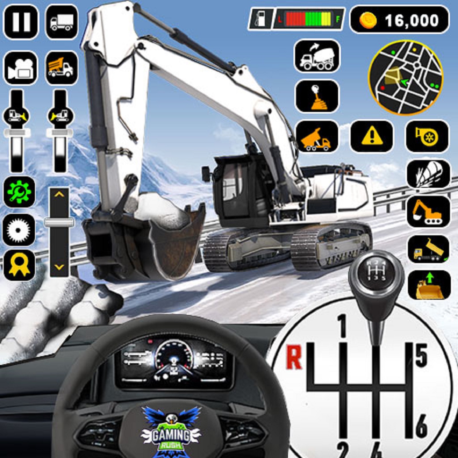 اسکرین شات 1 برنامه Grand Excavator Simulator Game