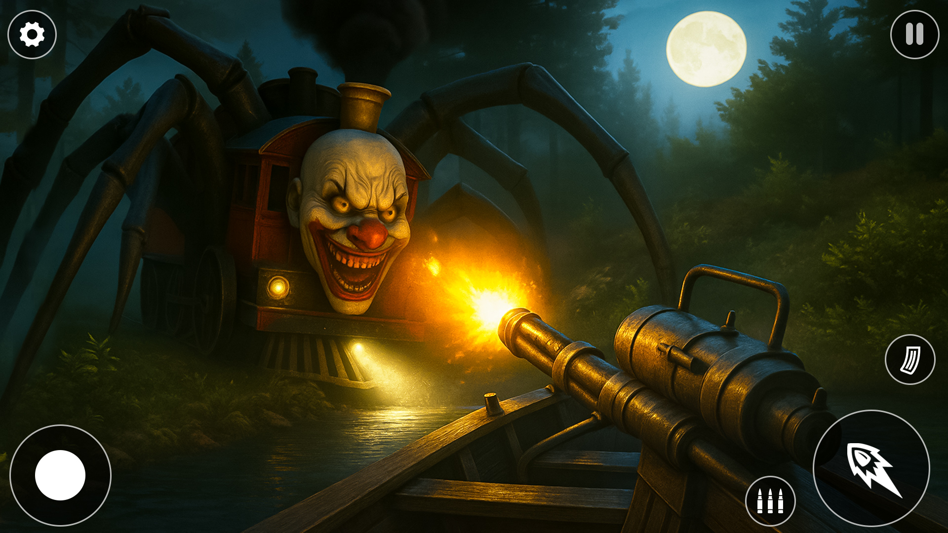 اسکرین شات 1 بازی Scary Spider Train Adventure