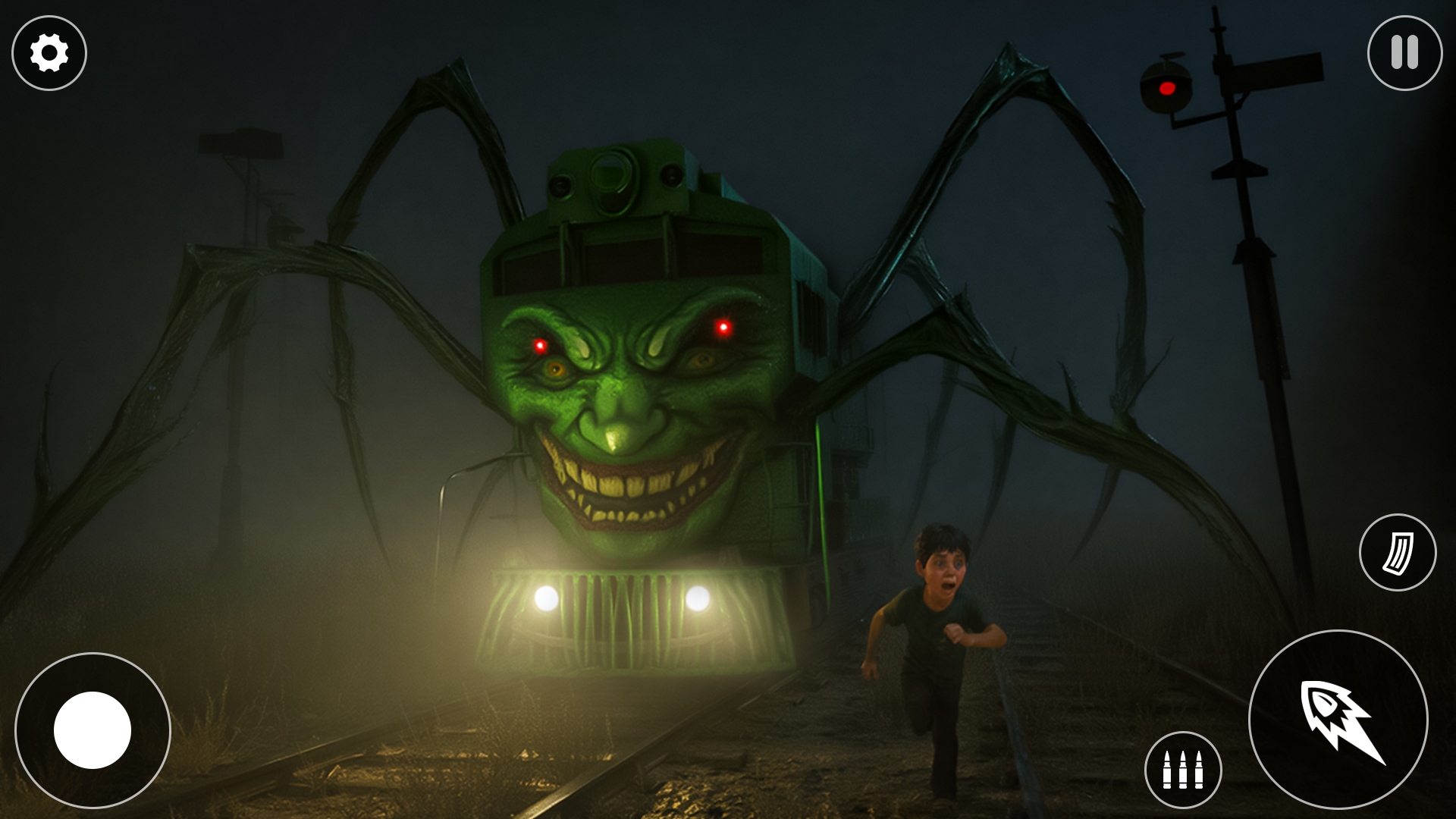 اسکرین شات 3 بازی Scary Spider Train Adventure