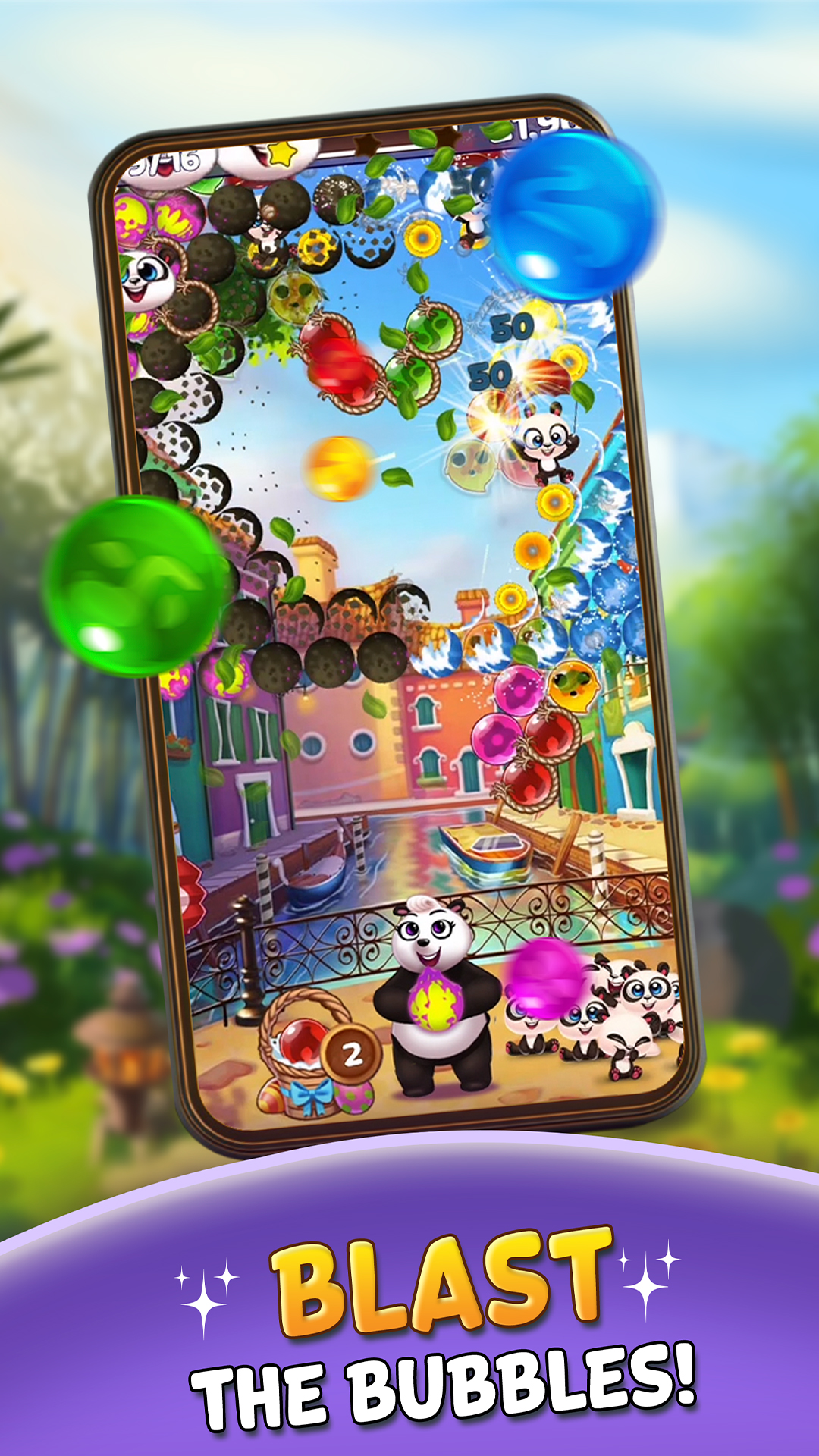 اسکرین شات 6 بازی Bubble Shooter: Panda Pop!