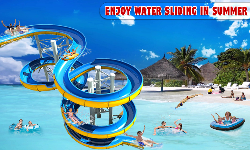 اسکرین شات 4 بازی Water Park Slide Surfers Games