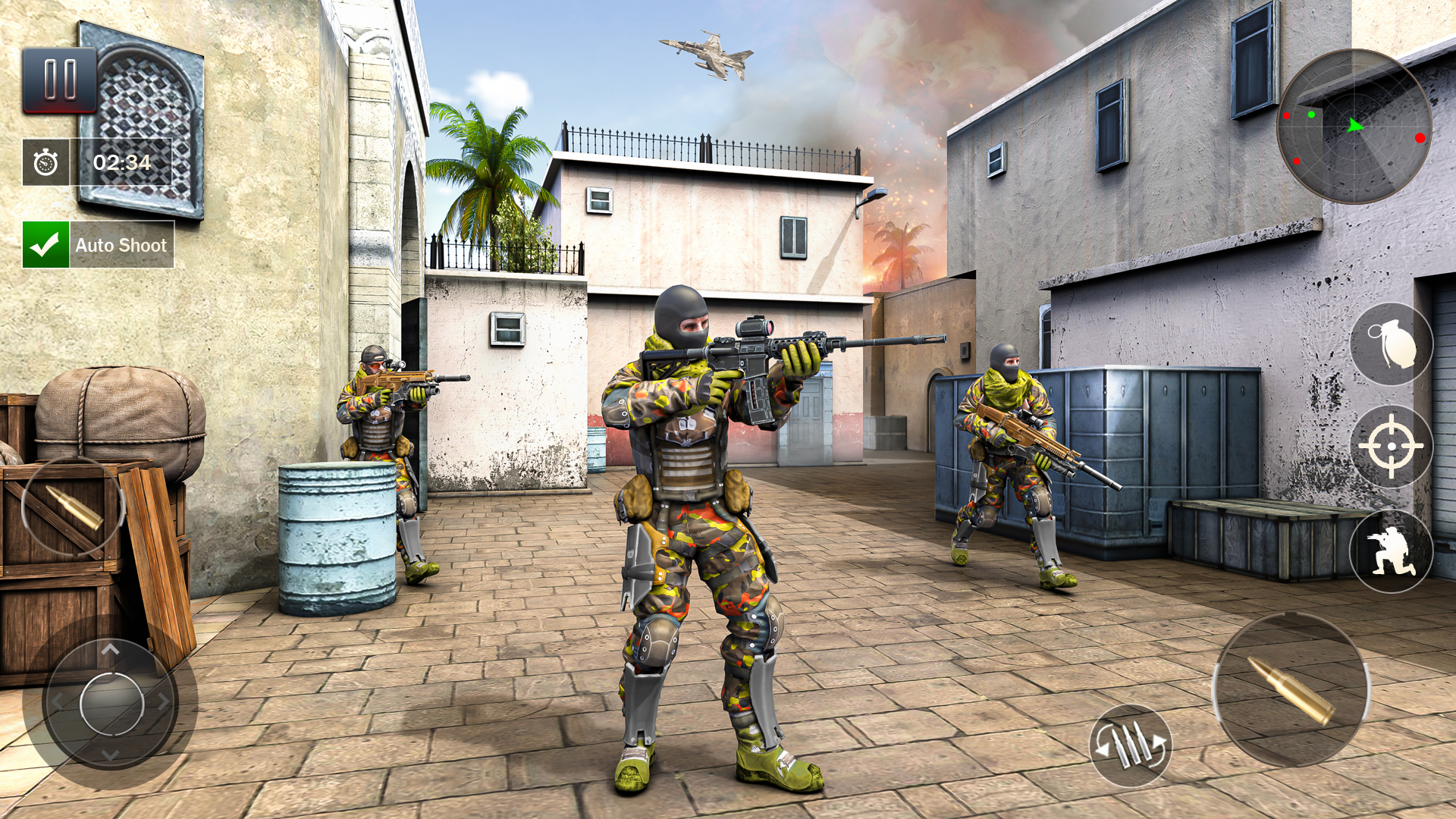 اسکرین شات 2 برنامه FPS Commando Shooting Games