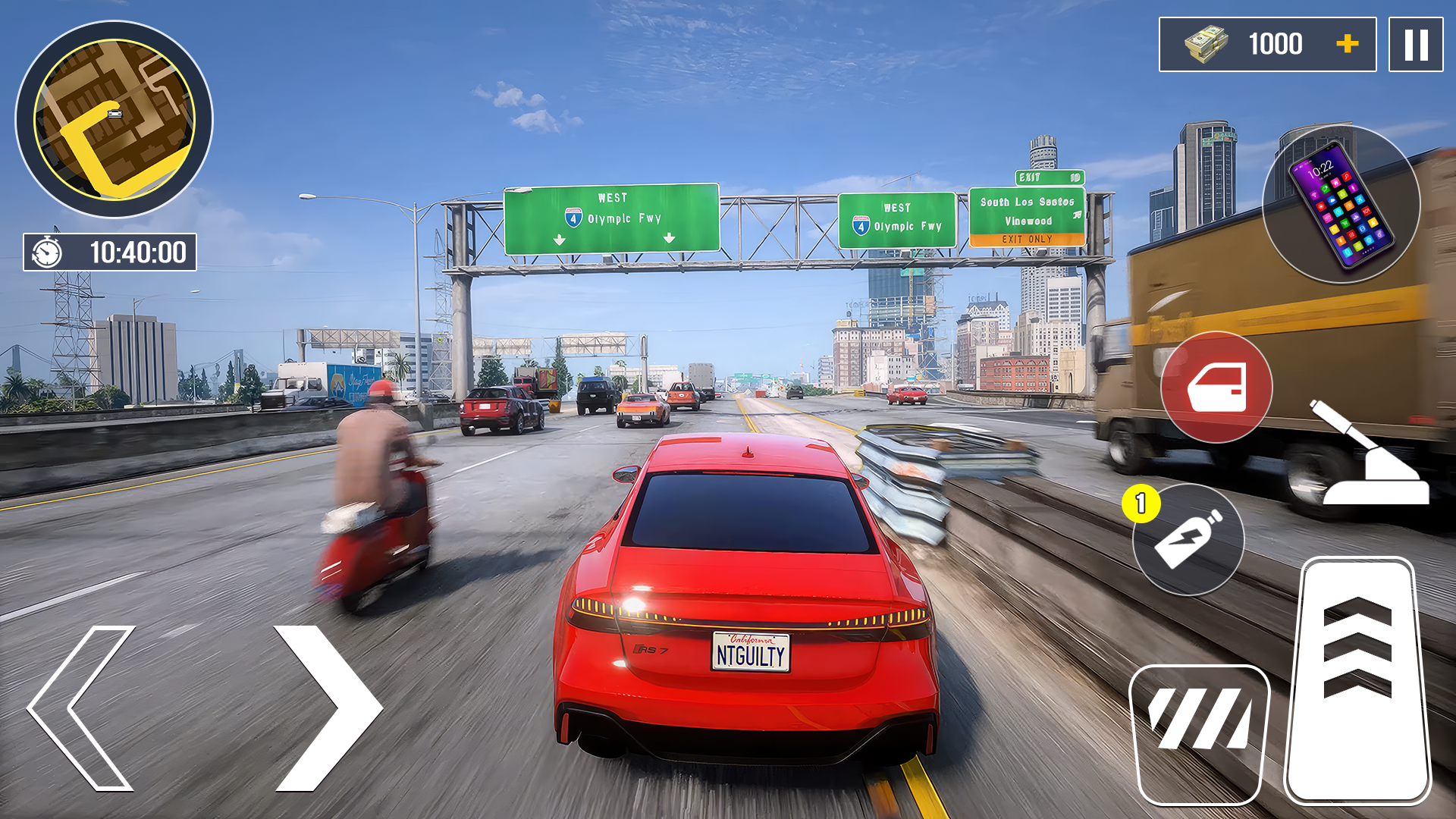 اسکرین شات 3 بازی City Car Drift and Driving Pro