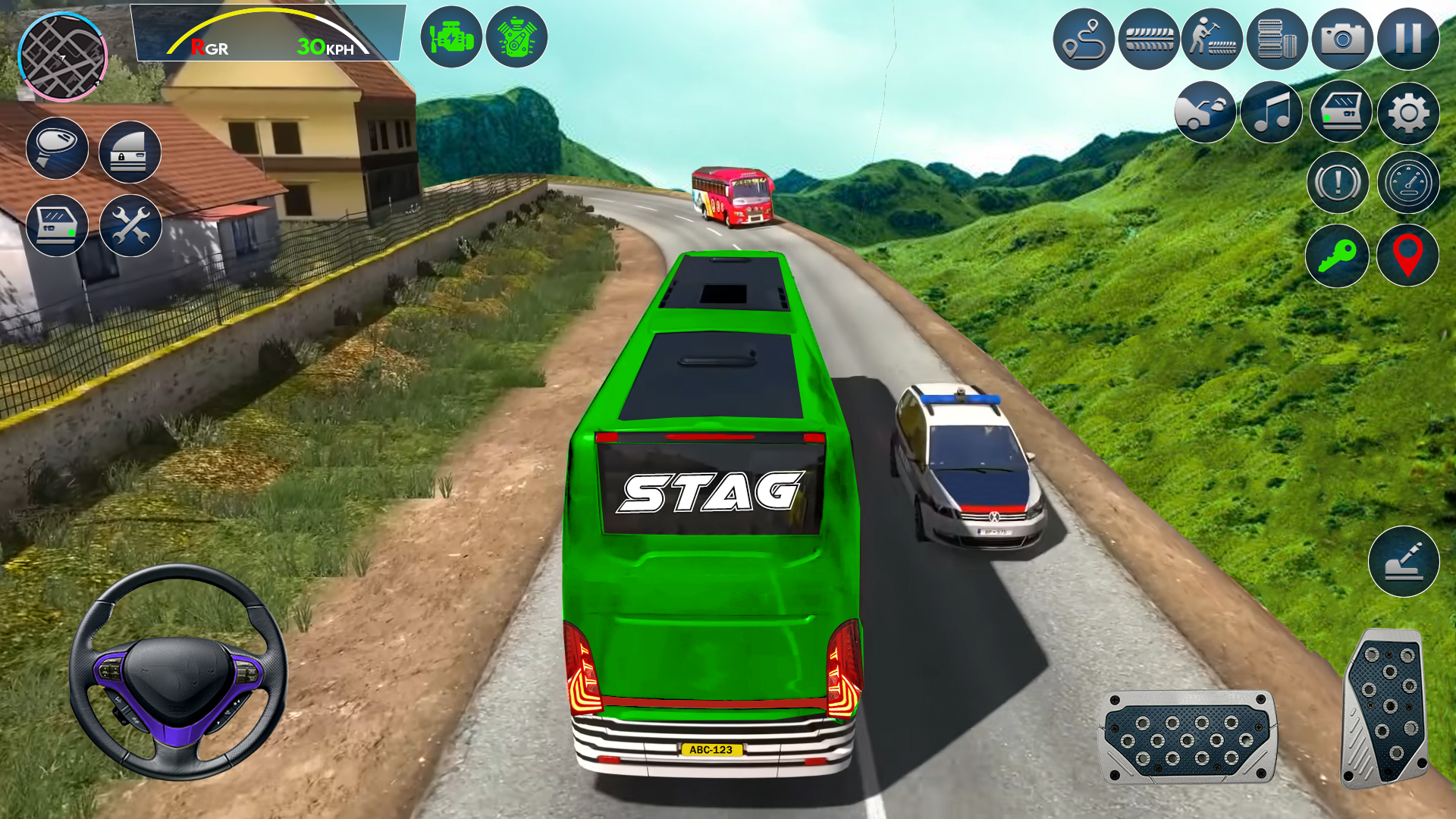 اسکرین شات 1 بازی Bus Simulator 3D Driving Games