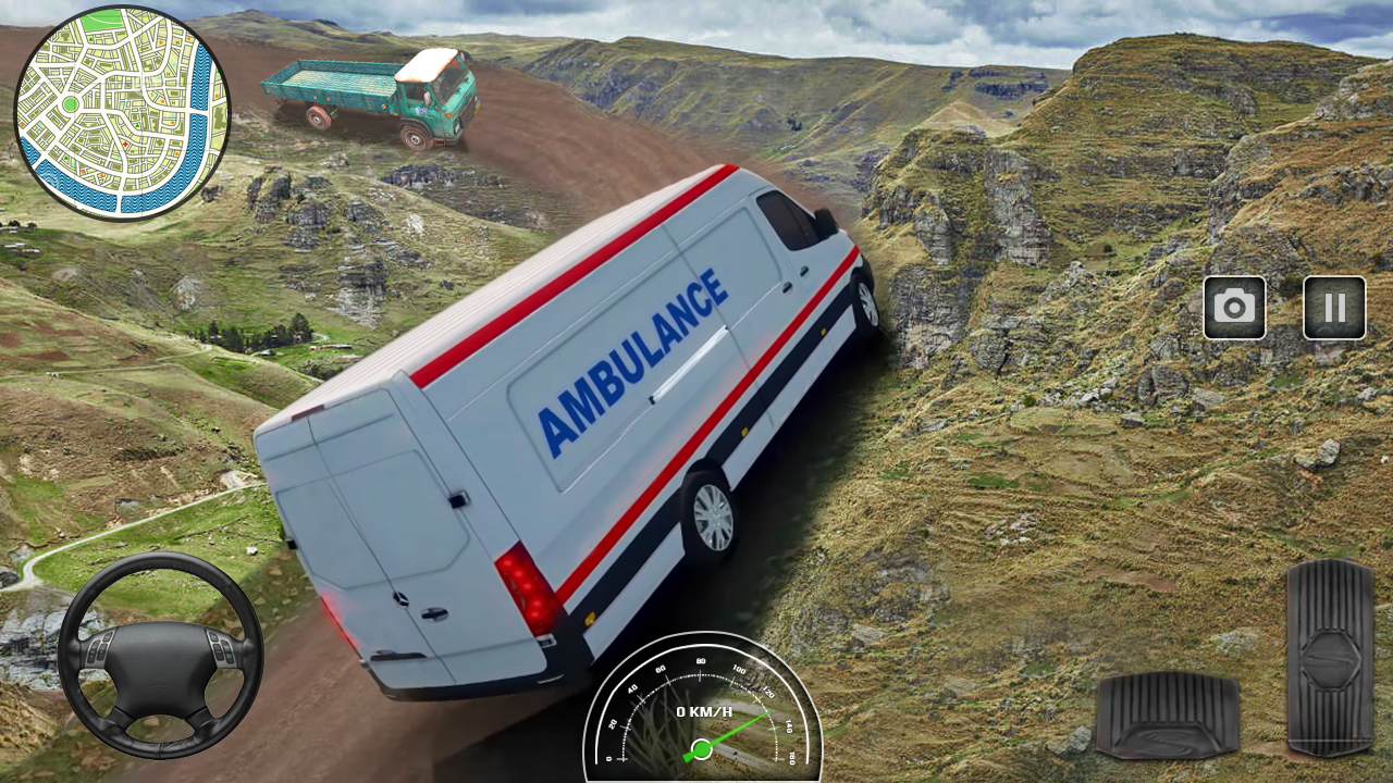 اسکرین شات 1 بازی Hospital Rescue Ambulance Game