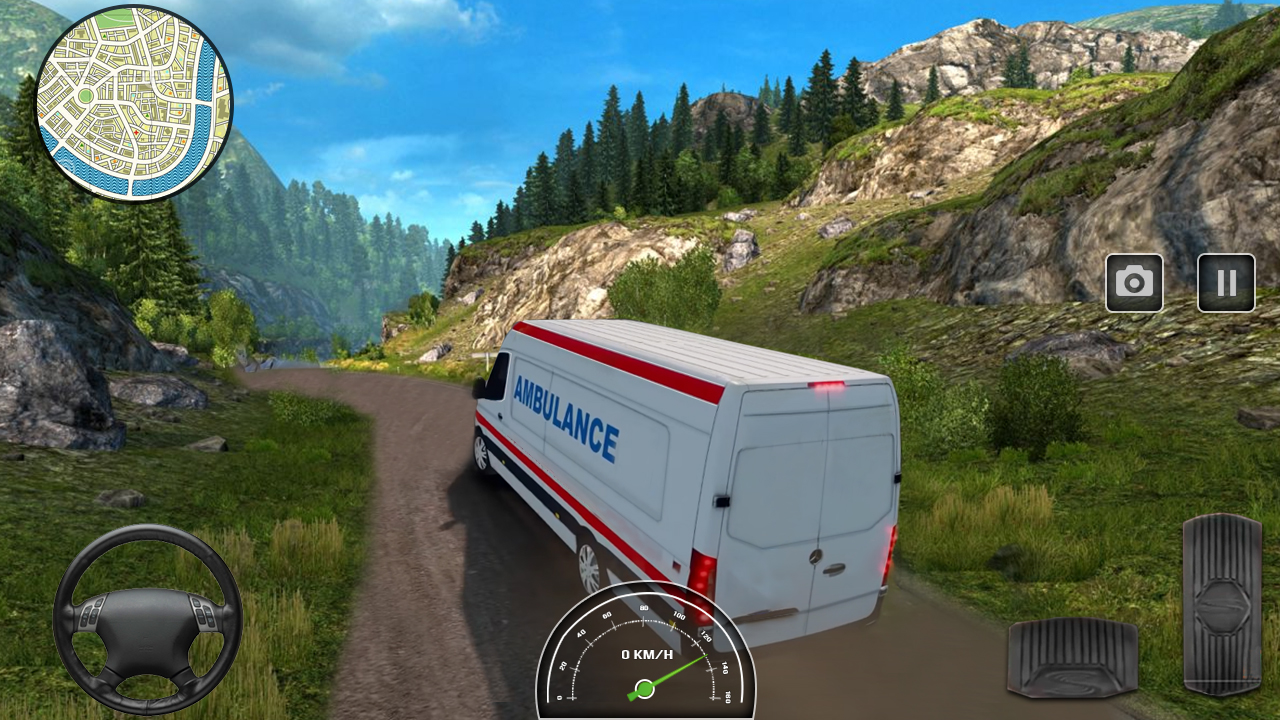 اسکرین شات 2 بازی Hospital Rescue Ambulance Game
