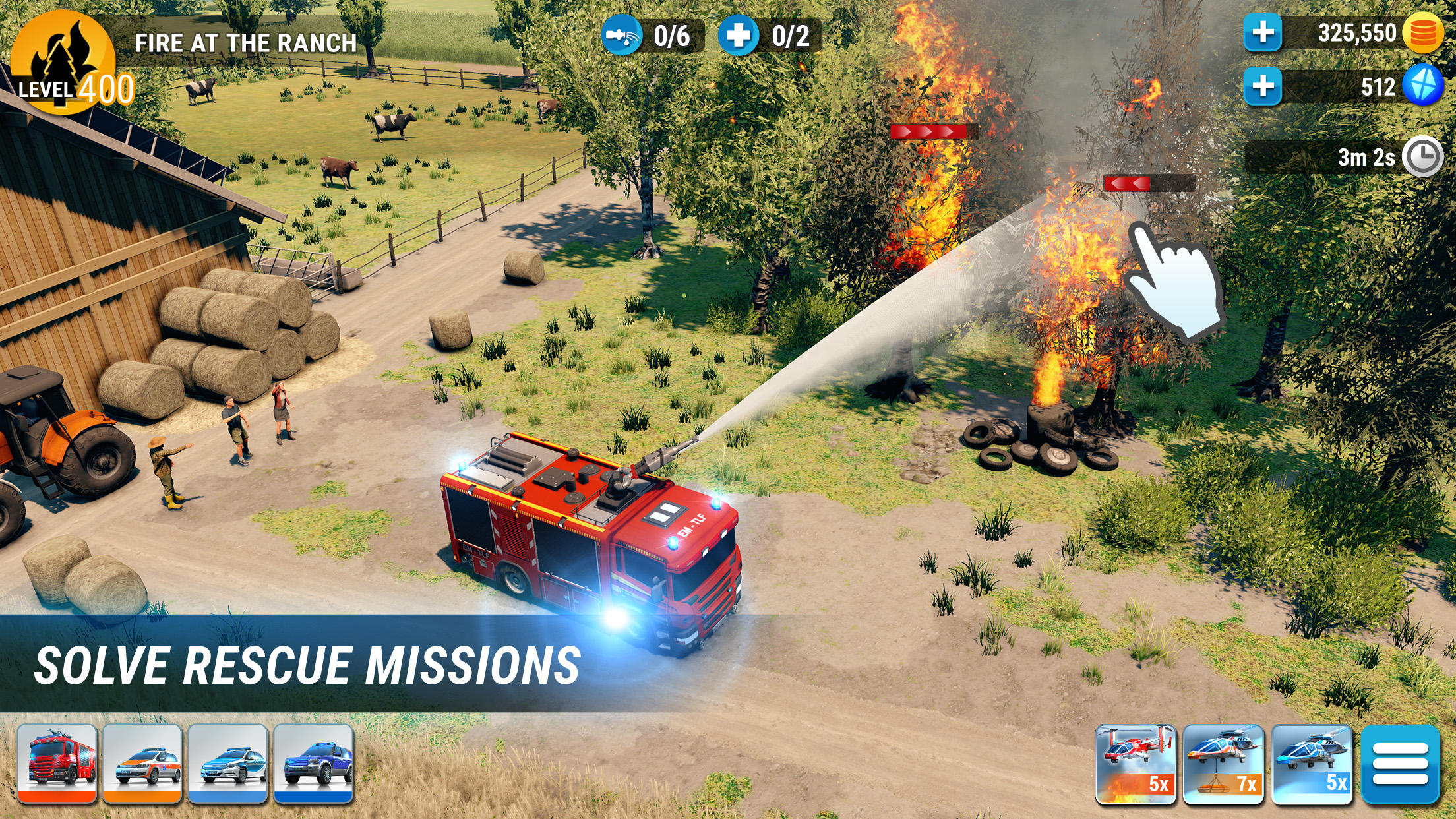 اسکرین شات 2 بازی EMERGENCY HQ: firefighter game