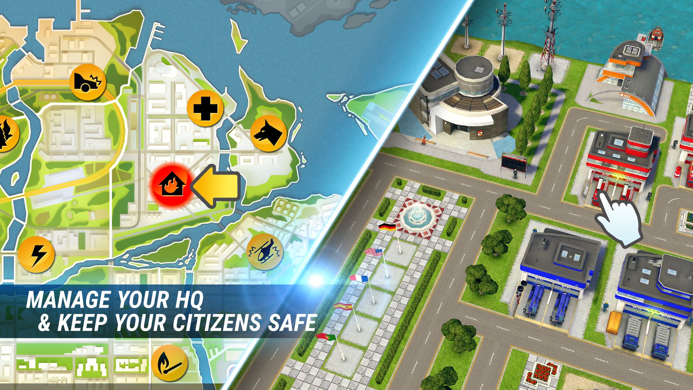 اسکرین شات 5 بازی EMERGENCY HQ: firefighter game
