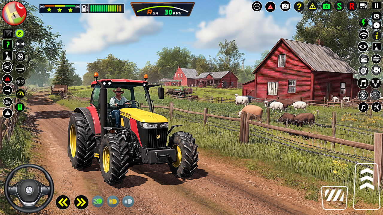 اسکرین شات 4 بازی Farmland Tractor Farming Games