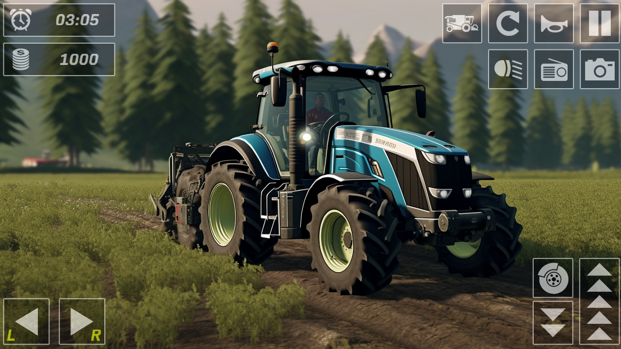 اسکرین شات 1 بازی Farmland Tractor Farming Games