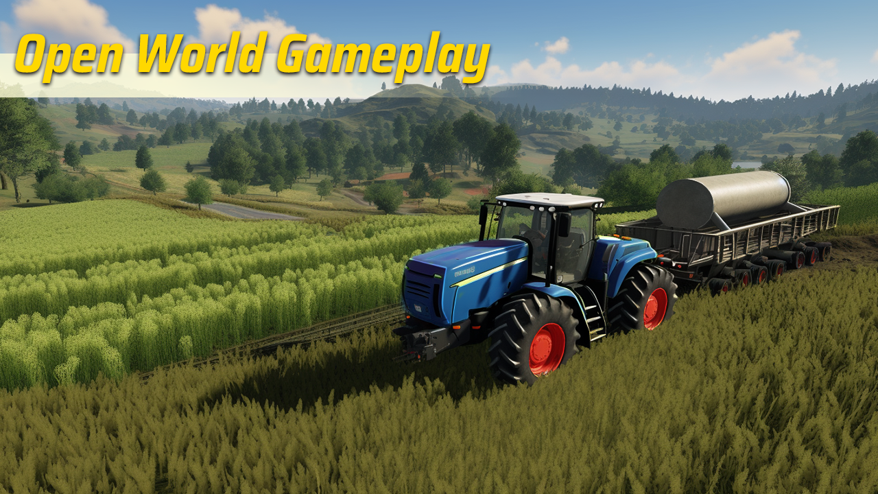 اسکرین شات 4 بازی Farmland Tractor Farming Games