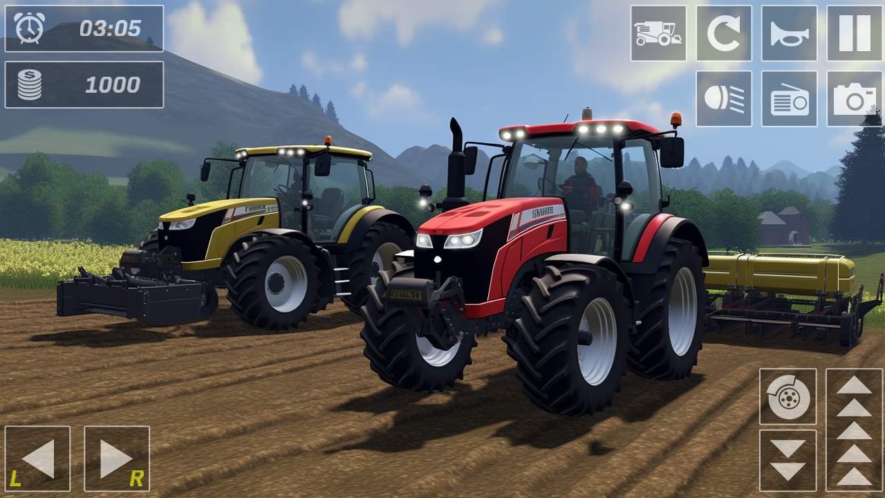 اسکرین شات 3 بازی Farmland Tractor Farming Games