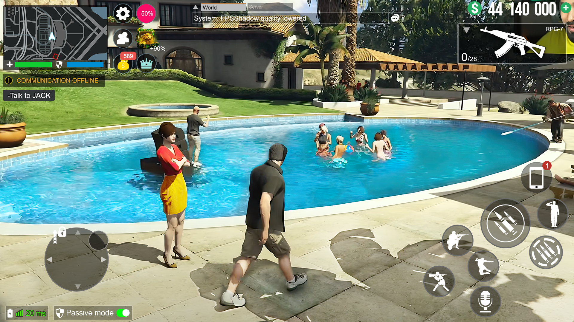 اسکرین شات 3 بازی Gangster Game 3D Crime Game