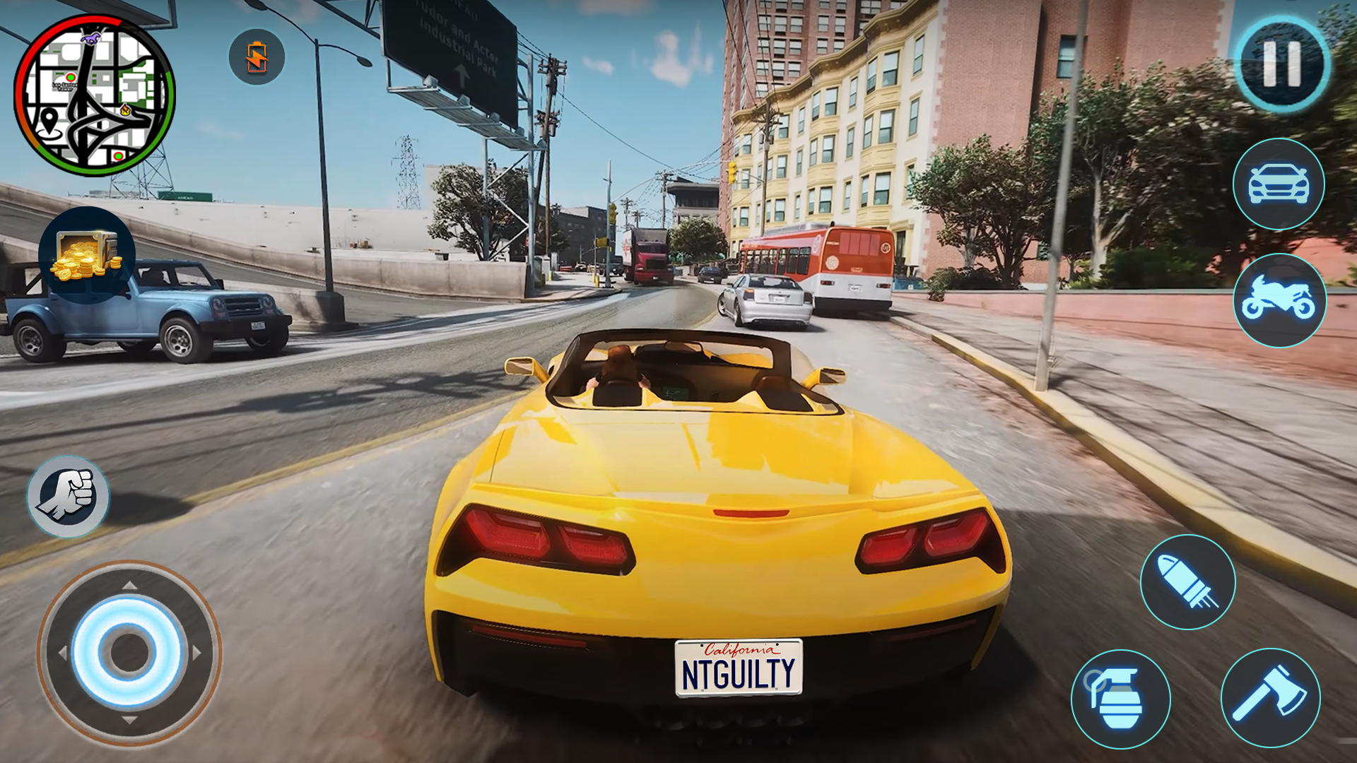 اسکرین شات 2 بازی Gangster Game 3D Crime Game
