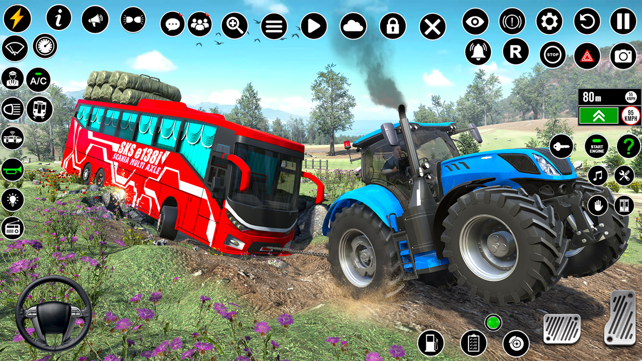 اسکرین شات 4 بازی Heavy Tractor Pulling Games 3D