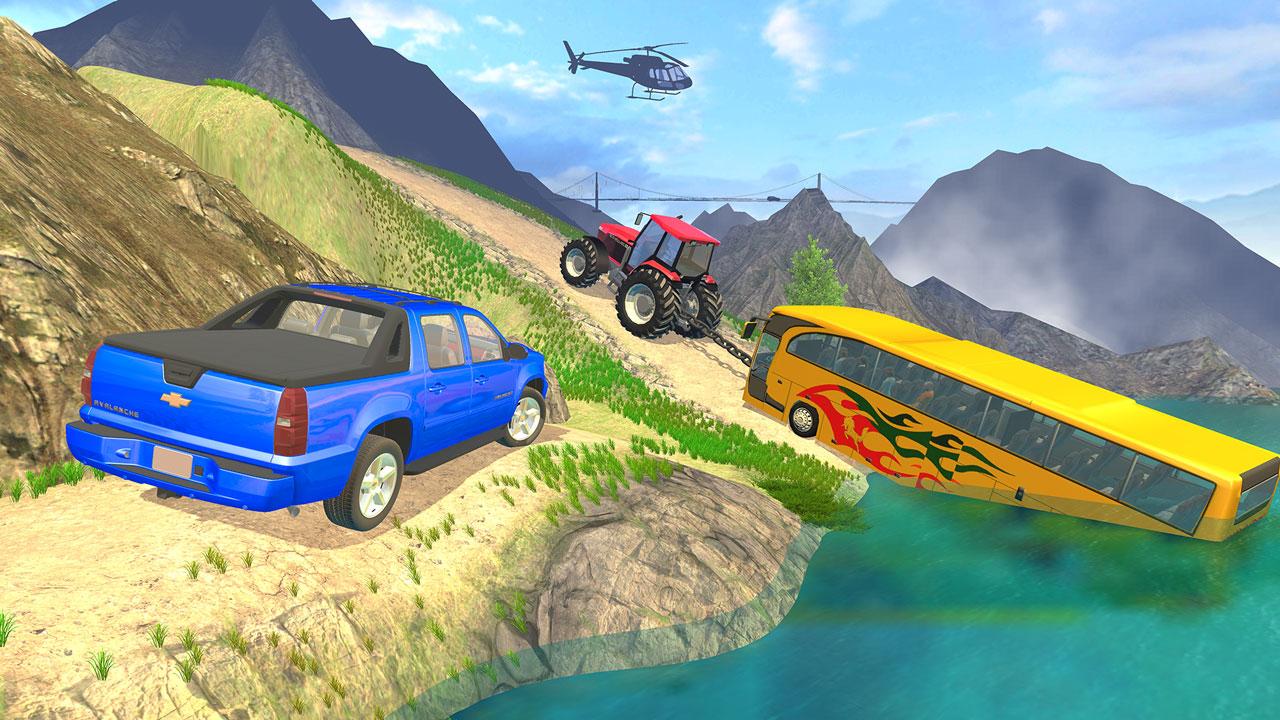 اسکرین شات 3 بازی Heavy Tractor Pulling Games 3D