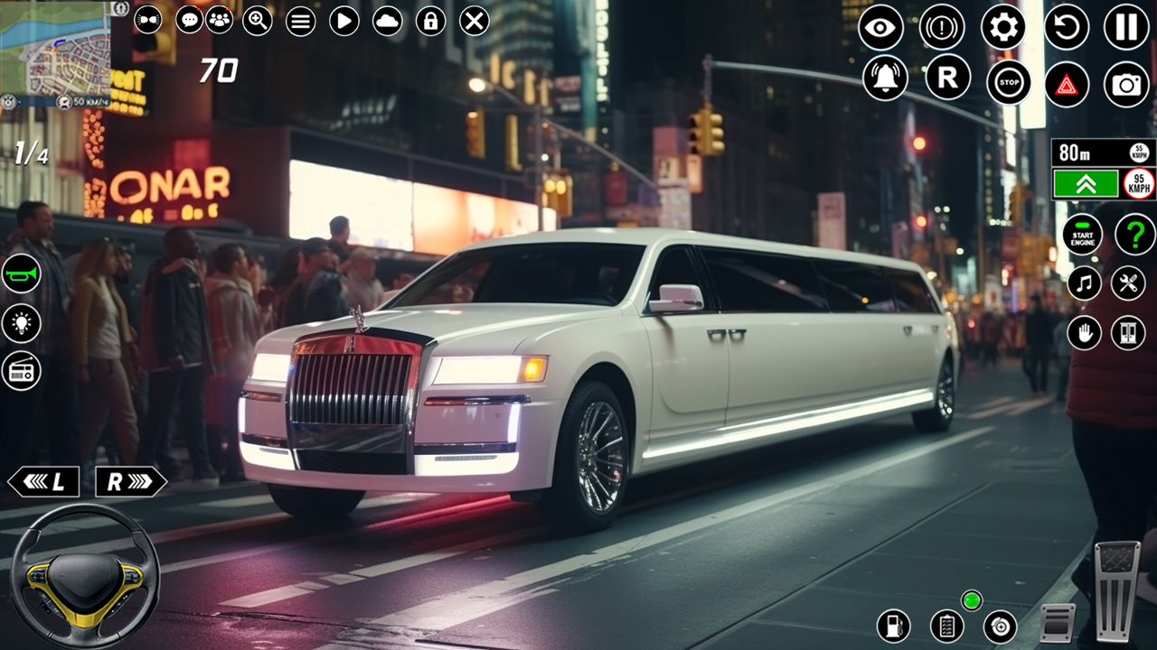 اسکرین شات 2 بازی Limousine Taxi Driving Game