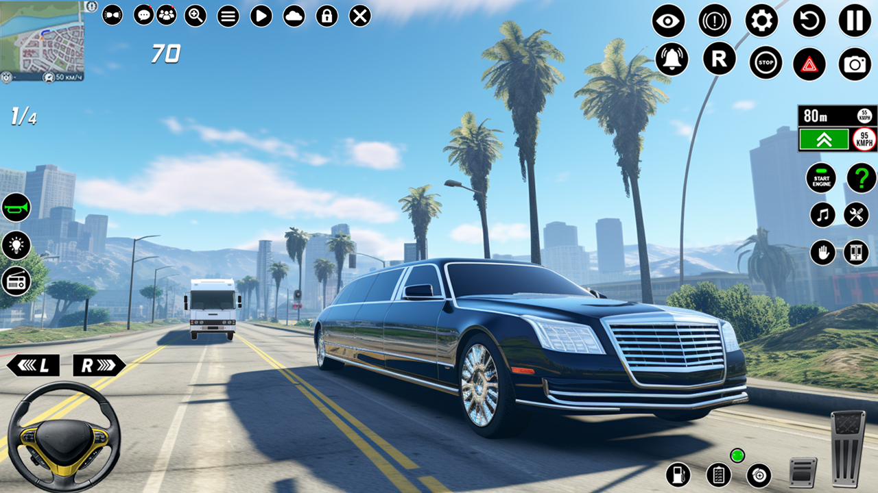 اسکرین شات 3 بازی Limousine Taxi Driving Game