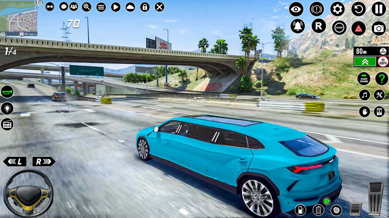اسکرین شات 5 بازی Limousine Taxi Driving Game