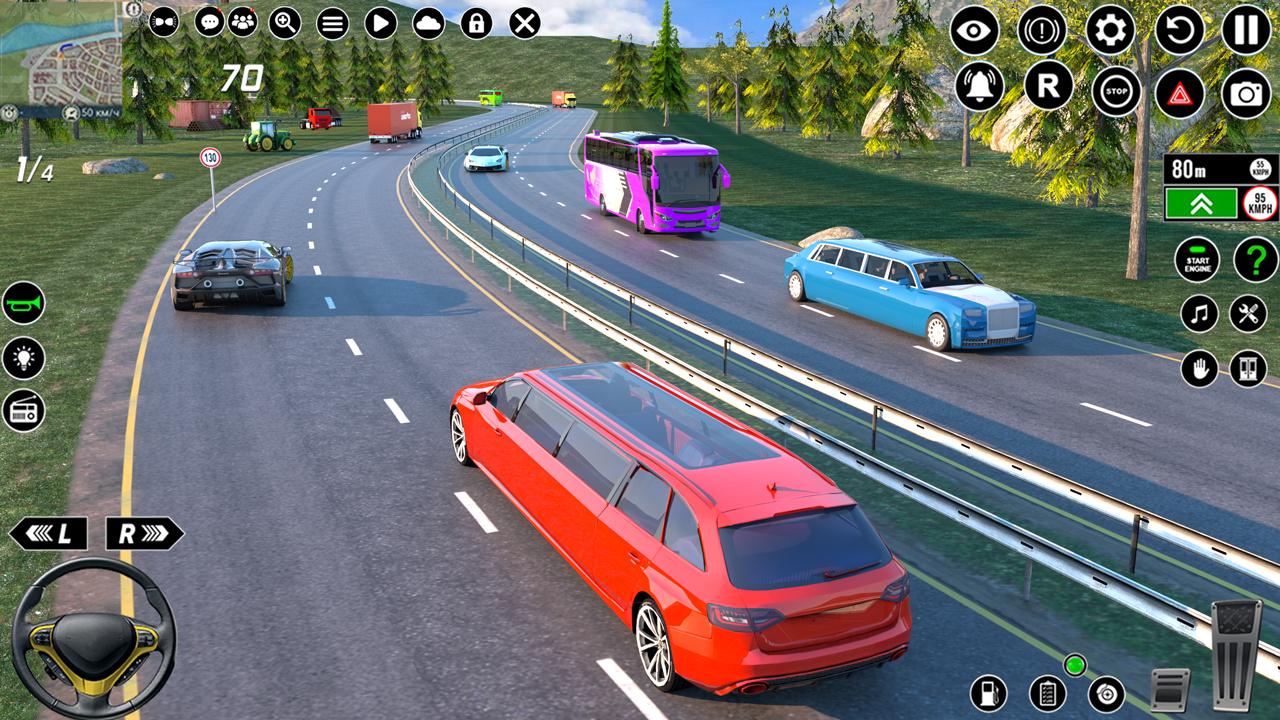 اسکرین شات 1 بازی Limousine Taxi Driving Game