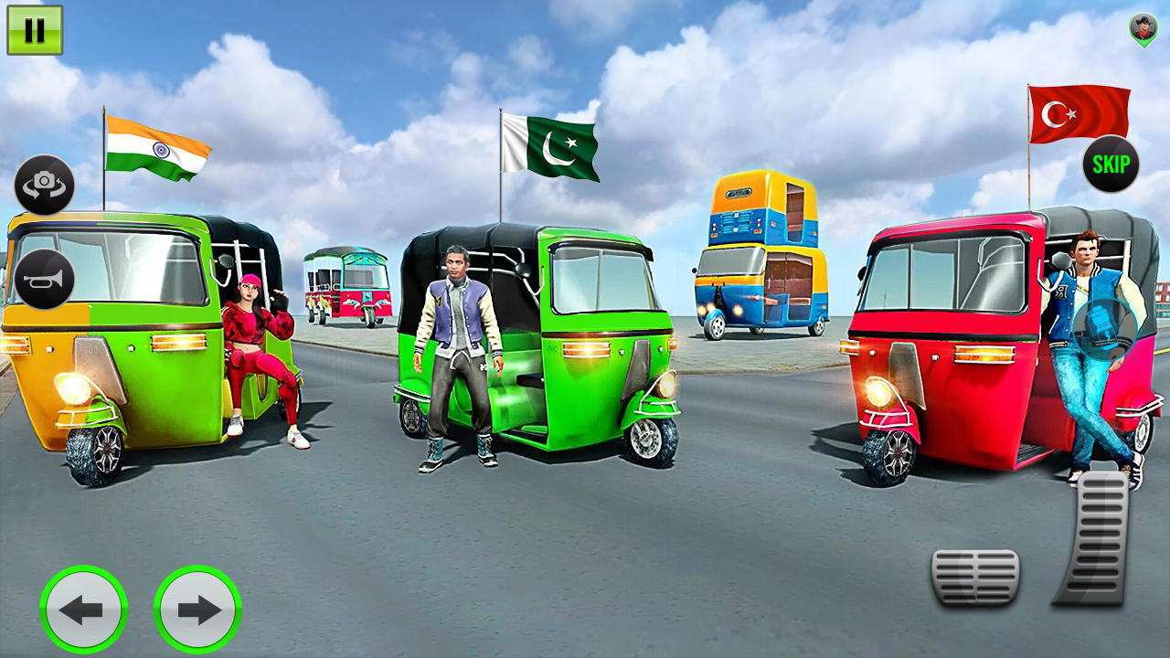 اسکرین شات 2 بازی Tuk Tuk Rickshaw: Racing Games