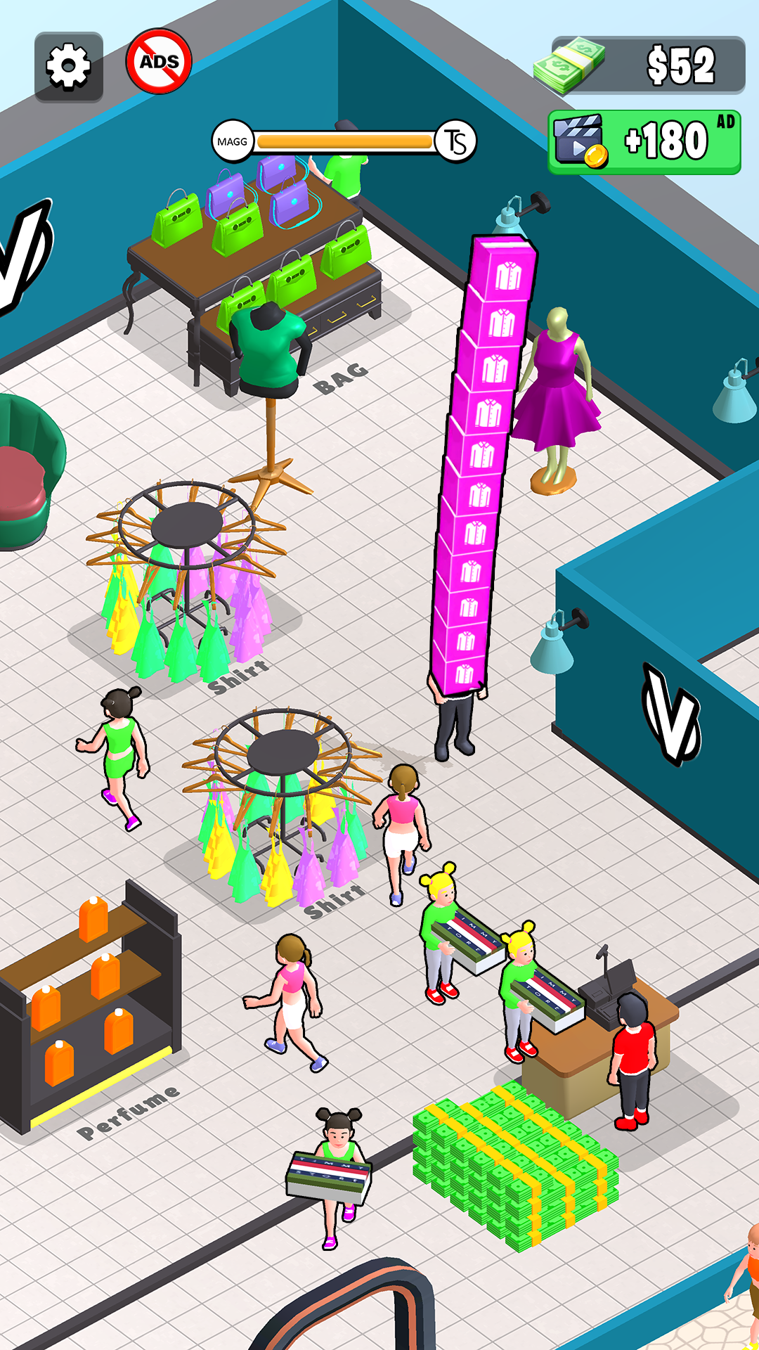 اسکرین شات 3 بازی Shopping Outlet - Tycoon Games