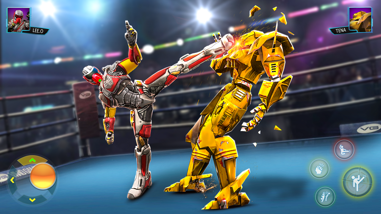 اسکرین شات 1 برنامه Robot Fighting Game 3D