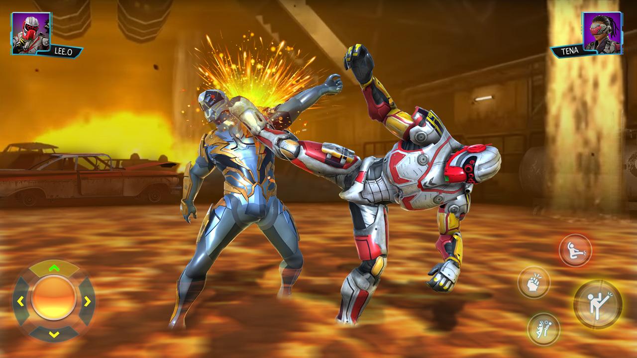 اسکرین شات 4 برنامه Robot Fighting Game 3D