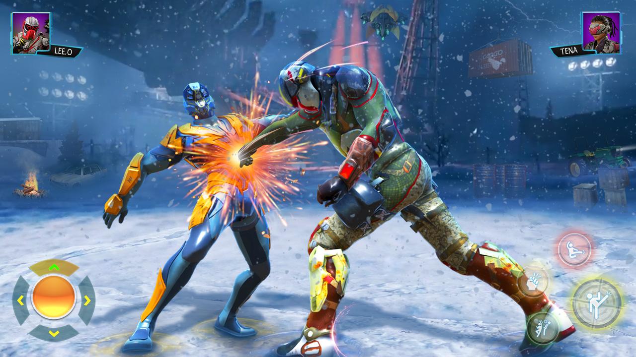 اسکرین شات 3 برنامه Robot Fighting Game 3D