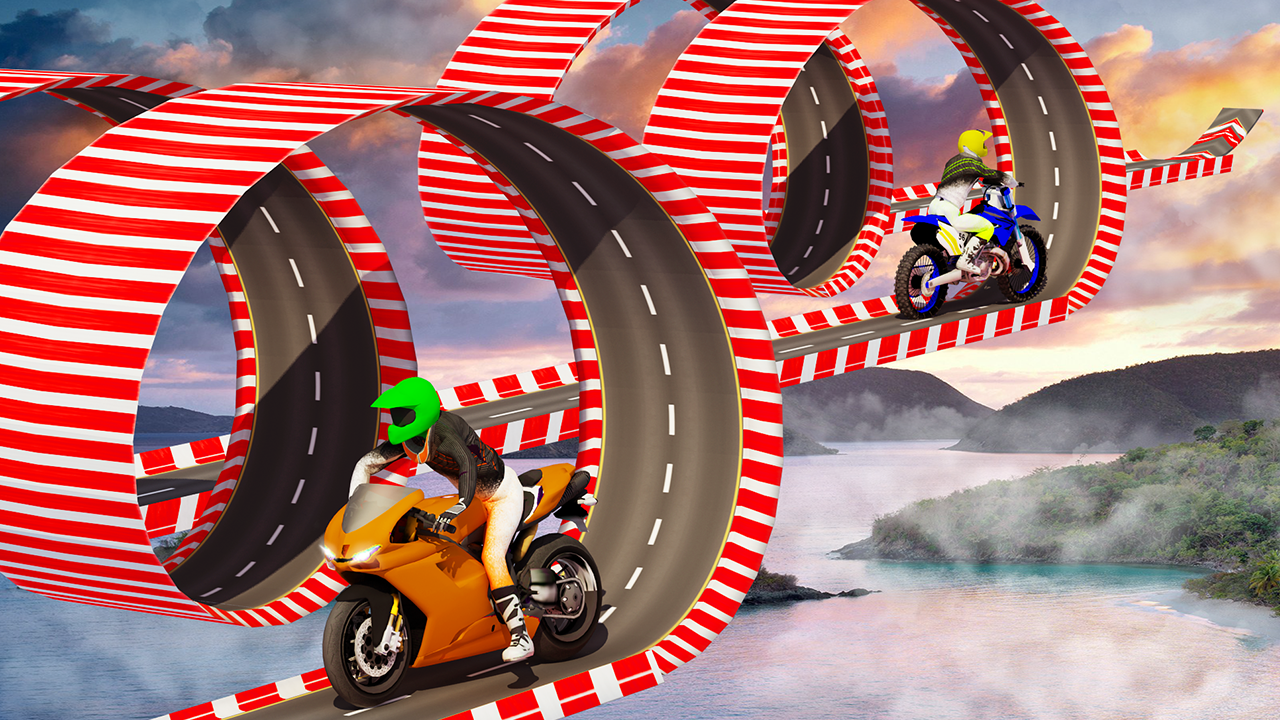 اسکرین شات 3 بازی Stunt Bike Race Extreme Game