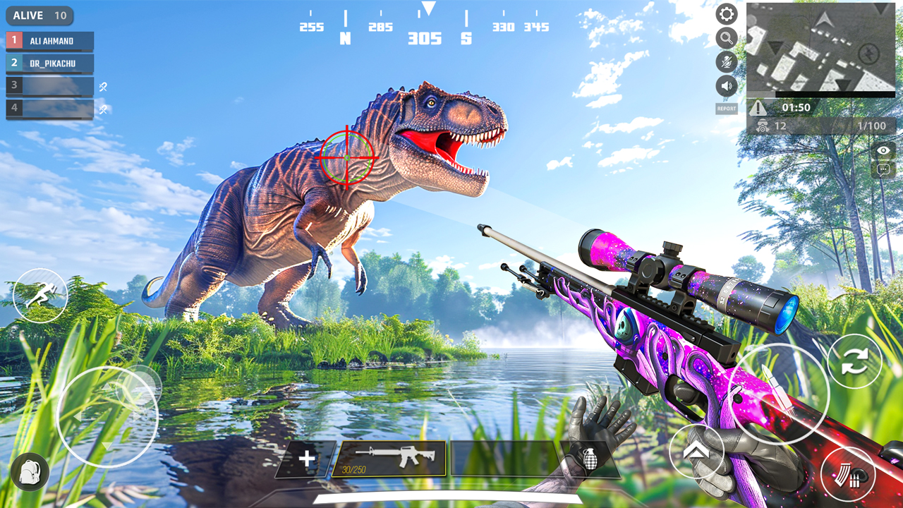 اسکرین شات 4 بازی Dino Hunting: Dinosaur Game 3D
