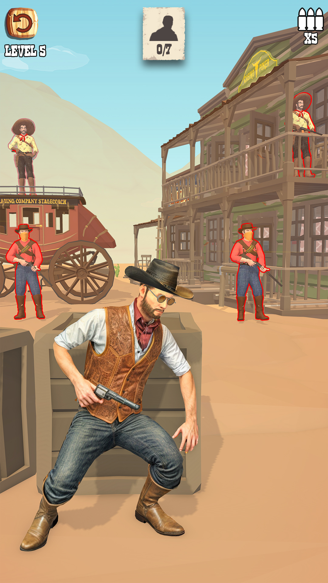 اسکرین شات 1 بازی West Shooting Cowboy Games