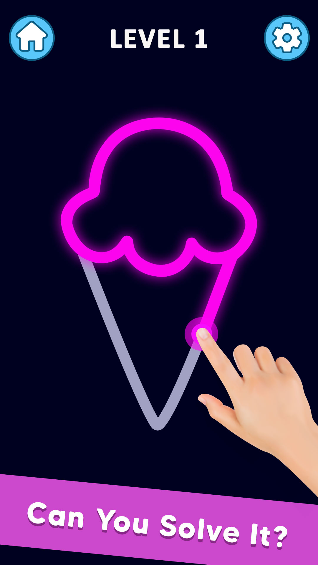 اسکرین شات 1 بازی Single Line Drawing: Link Dots