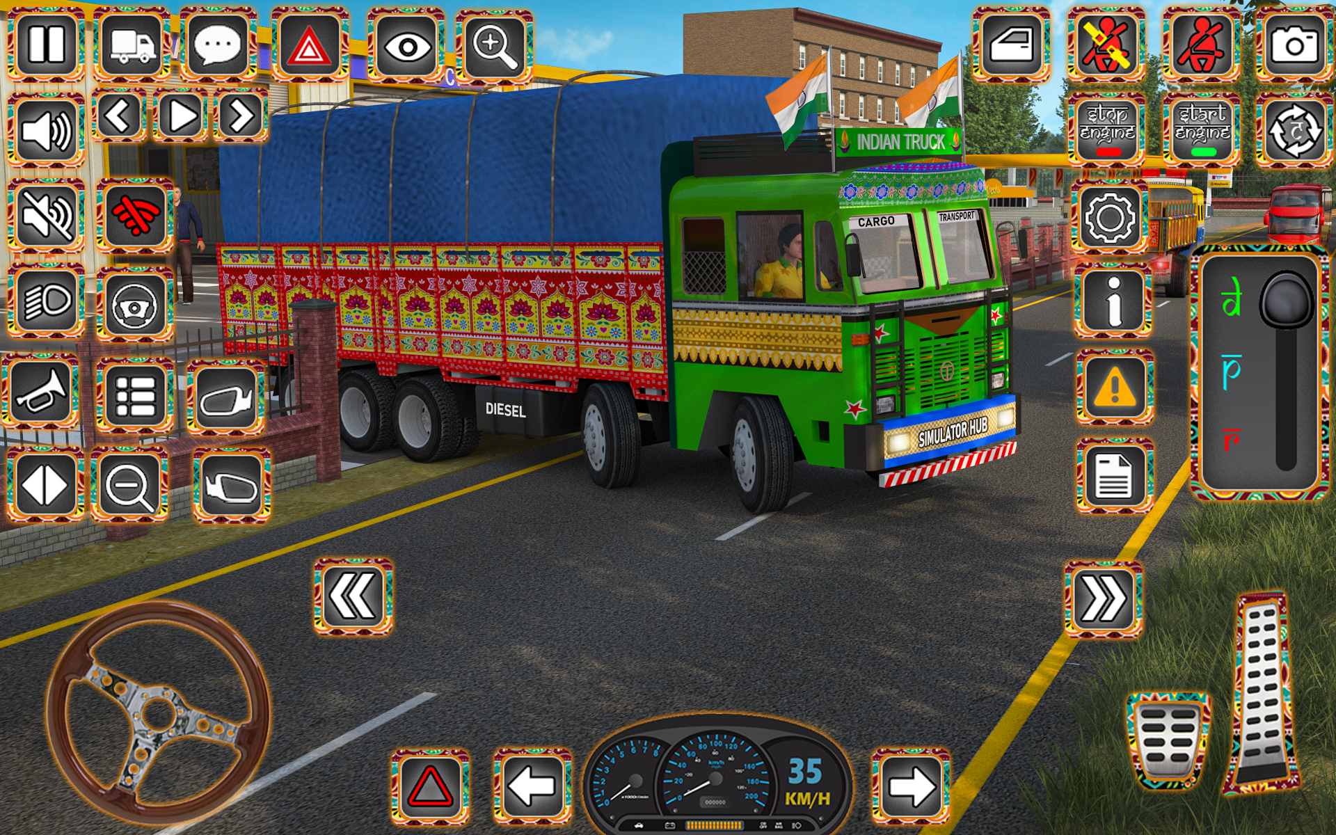 اسکرین شات 5 بازی Indian Truck Simulator 3D